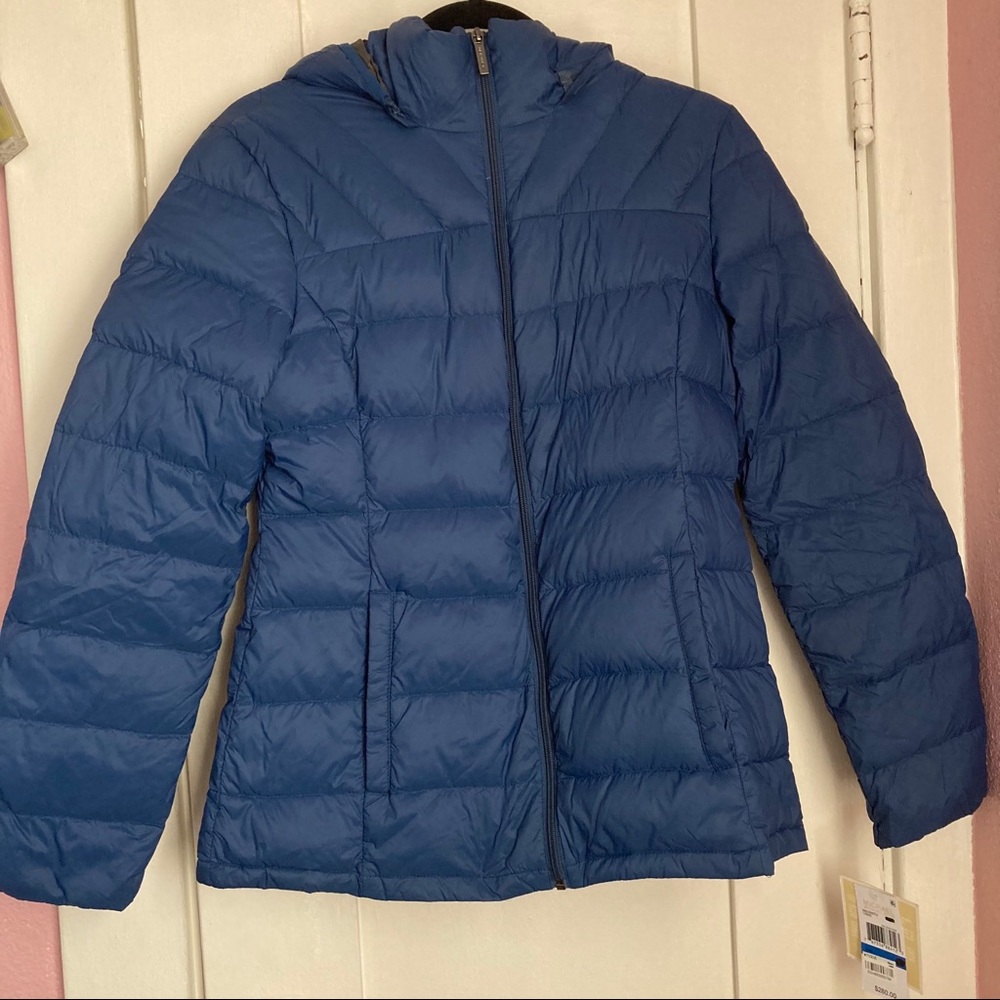 Michael Kors Blue Hooded Jacket